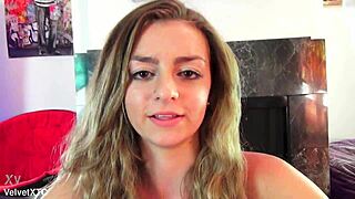 Cara Mia's cute petite intro with dirty talk handjob tease!