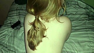 check out this big booty ginger in glasses riding that jungle bunny's huge bbc cowgirl style deep