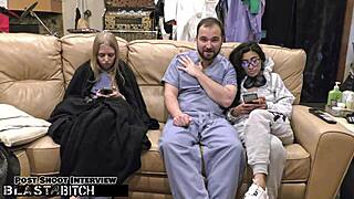 Jasmine Roses' Thigh Blasted In Cum After Nurse Domination Fuck