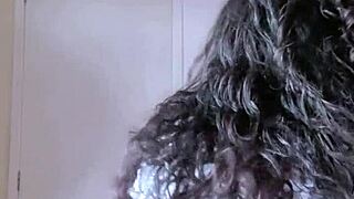 Hot Brazilian brunette espuletinha begs for your cum on her natural tits