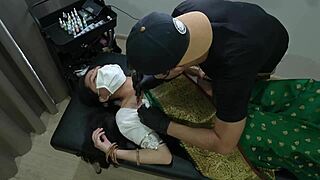 indian girl tattoos and suddenly orgasms hard in pussy