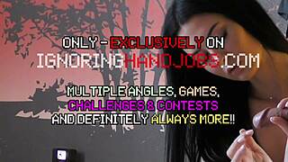 GLORYHOLE SLUT BLONDE CUMS HARD IN OILY HAND RUIN!