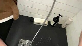 arab teen snowwhite masturbates tight pussy in shower perfect body