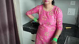 Stepmom Fucked Hard Hindi Dirty Talk Orgasm Kitchen