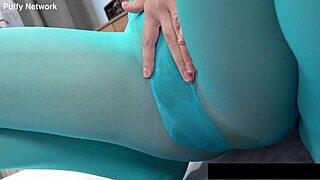 innocent elis pisses wet puffy pussy close up dildo play?