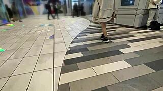 wanna see her fresh creampie pussy right after boyfriend fucks? we sneak in for ntr marking