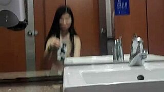 bathroom virgin flashing my wet pussy exposed!