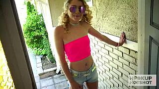 wanna watch petite allie addison tossed like fuck doll with rough gaping?