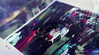 busty karlee grey dragged to garage for kinky hooters interrogation striptease