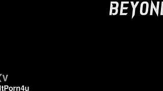 tattooed succubus teases with seductive body and piercing gaze