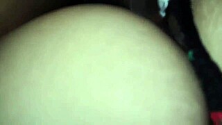 skinny mexican amateur gets tanga aside for raw homemade ass fuck