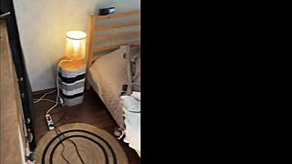 Two cute cheerleaders play dice game for double handjob on monster cock guy!