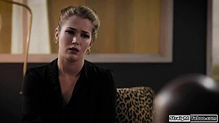 Pi sneaks in catches cheating wife and dives tongue deep into her milf pussy