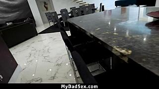 stepdaughter grabs every chance for daddy's hard FUCK in pov