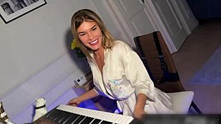 Guy destroys Russian milf's tight asshole pov rough with monster cock