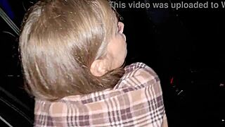 that married slut rode my cock in the taxi for cum payment!