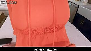 blonde busty stepmom charli phoenix squirts fingering her milf pussy