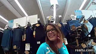 Flawless Czech teen seduced in mall then pov pounded hard