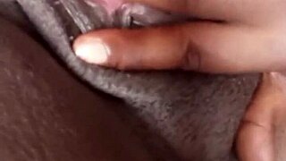 Girlfriend rubs her huge tits and ass to get me rock hard