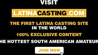 Cute 18yo Latina Bends Over For Big Ass Casting Pound