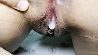 her pussy gripped me so tight on that raw ride, total creampie loss