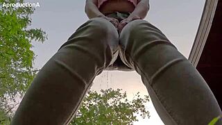 i got lost in holland and serina gomez wets her jeans outdoors by the toilet