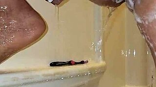 bold brunette latina tattoo lover takes it deep