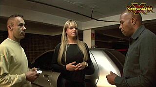 Watch valet stuff cock in blonde before cuck