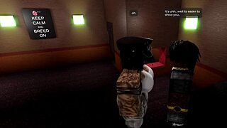 After wild party russian roblox girl gets roughly used in gloryhole