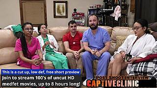 behind scenes aria nicole as humiliated nurse slave gets dominated