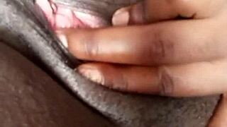 Girlfriend rubs her huge tits and ass to get me rock hard