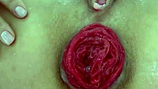 milf's juicy destroyed ass prolapsed gaping closeup play