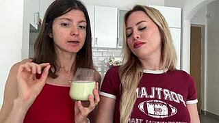 gina gerson maya rose dirty talk pussy fuck over coffee