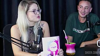 feeling the thrill of jujube's delight in bora cast with bruna carlos - part 1 on sheer red!