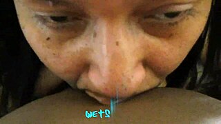 d milf shakes ghetto ass while sucking black cock deep