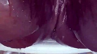 Black milf shaves wet pussy smooth on xvred for kuroyukiexperience viewers