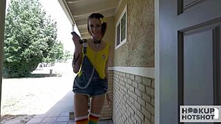 Andi rye rides that boss cock so colorful and sloppy deep!