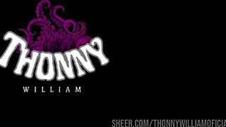 Macho stud milks own cock onto feet while humiliating slave licks clean