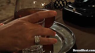 bound lesbian slave, wanna feel those chains tighten as she's dominated hard?