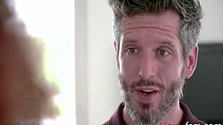 brixley benz thanks her stepdaddy with a hot ebony fantasy fuck as young slut meets old man