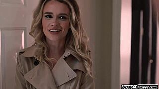 he grabs her slutty dress and rips it off roughly