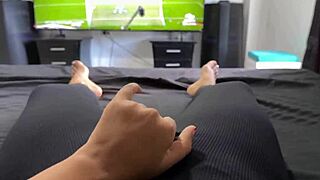 While watchin colombia's game i jus wanted to finger my huge swollen colombian pussy a lil...