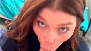 Hot college amateur katerina deville hooks up for wet rides