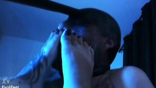 One lick of her sweaty latina feet and you'll beg to worship that hairy pussy