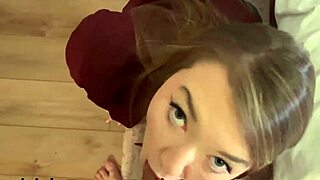 Blonde College Girl's Chubby Curves Creampied in Lingerie POV Orgasm