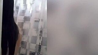 i love watching this cute latina teen shower her tattooed body