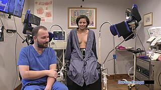 Dr Tampa's Rebel Wyatt: Nurse In Latex Handcuffs Patient For Pierced Pussy Play