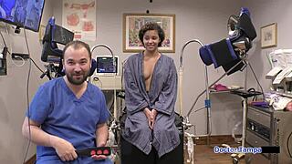 Dr Tampa's Rebel Wyatt: Nurse In Latex Handcuffs Patient For Pierced Pussy Play