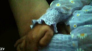 chica rams dildo deep in public outdoor car play