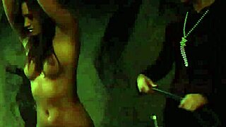 betrayed...cargo bath fer one n' whip fer th'other in lezdom blonde slave submission